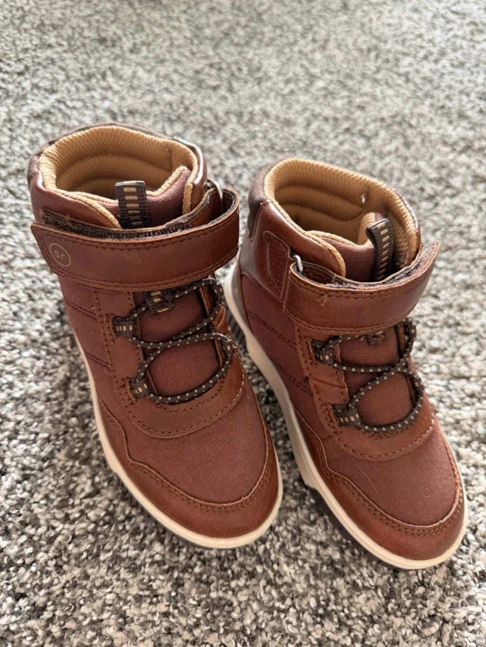 Stride Rite Brown Kids' High-Top Boots